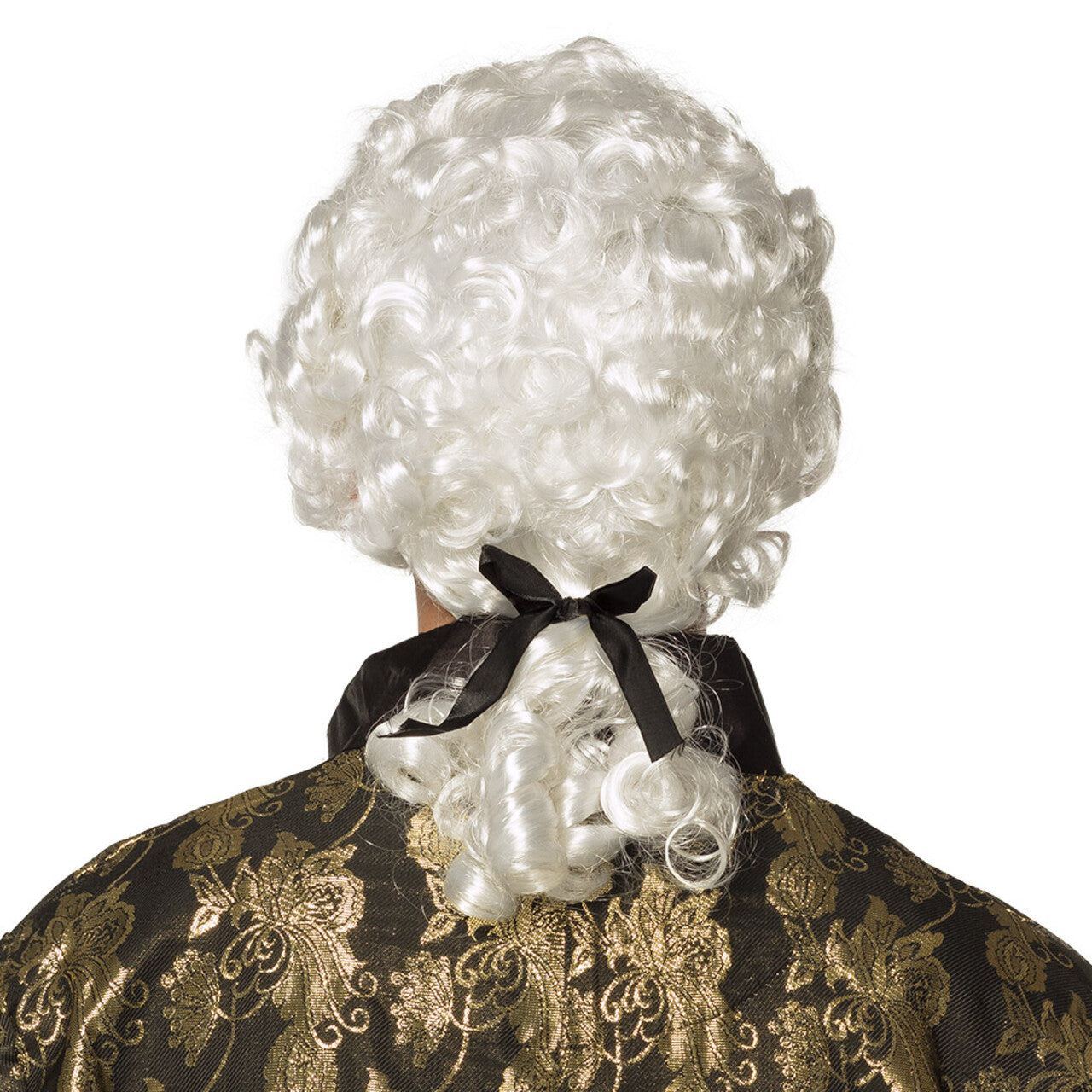 Op deze afbeelding zie je een Accessoires, van het merk Boland. Pruik Barry Barok Wit