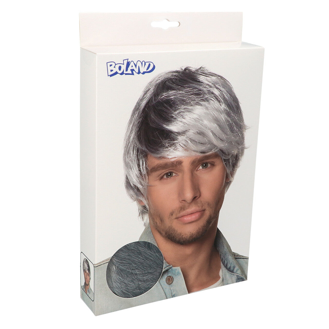 Op deze afbeelding zie je een Accessoires, van het merk Boland. Pruik Rocky Wildhair
