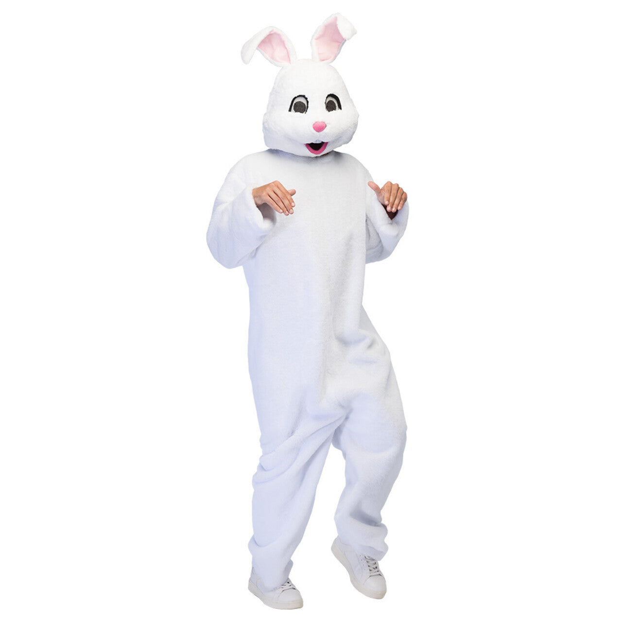 Op deze afbeelding zie je een Kostuums, van het merk Boland. Bouncing White Bunny Kostuum