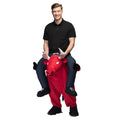 Ritt Auf Einem Wilden Roten Bullen Unisex Kostüm