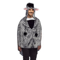 Zebra-Poncho Unisex Kostüm