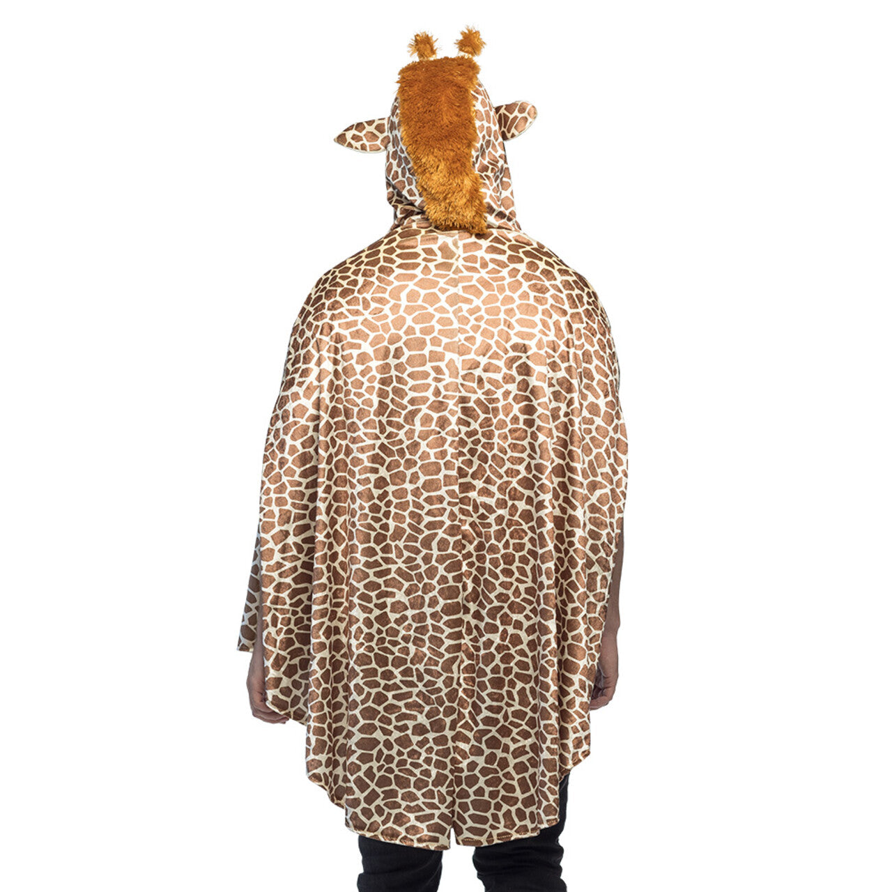 Op deze afbeelding zie je een Kostuums, van het merk Boland. Poncho Geer De Giraffe Kostuum
