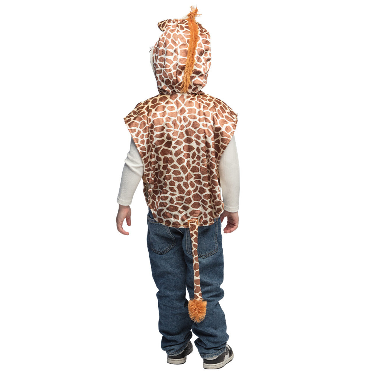 Op deze afbeelding zie je een Kostuums, van het merk Boland. Kinderponcho Kleine Giraffe Kind