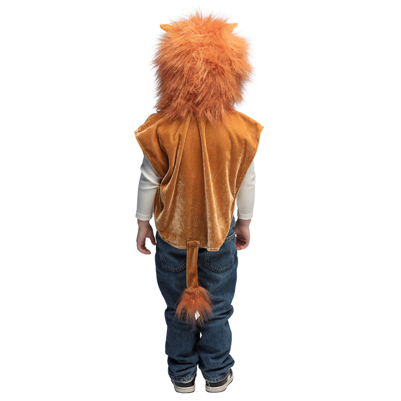 Op deze afbeelding zie je een Kostuums, van het merk Boland. Kinderponcho Leo Leeuw Kind