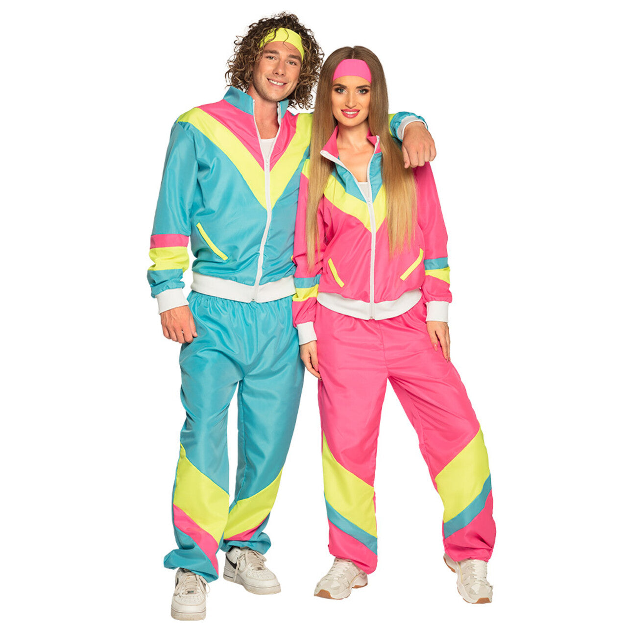 Op deze afbeelding zie je een Accessoires, van het merk Boland. Zweet Hoofdband Neon Roze 80s