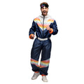 80er Jahre Skioverall Marineblau Helmut Herrenkostüm