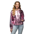 Streetwise Metallic Jacke Rosa Damen