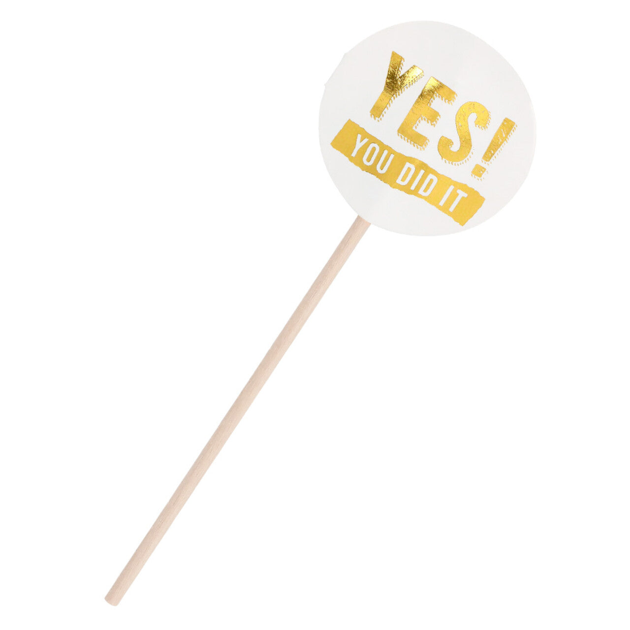 Op deze afbeelding zie je een Decoratie, van het merk Boland. Cocktailprikkers Taart Versiering Geslaagd Yes! You Did It