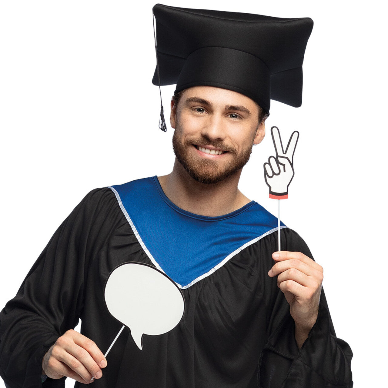 Op deze afbeelding zie je een Accessoires, van het merk Boland. Fotohokje Pimp Your Photo Props 10delig Geslaagd