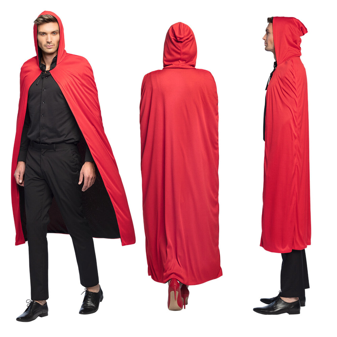 Op deze afbeelding zie je een Accessoires, van het merk Boland. Cape Twilight Zwartrood Omkeerbaar