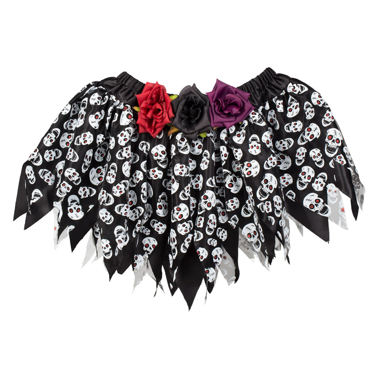 Op deze afbeelding zie je een Kostuums, van het merk Boland. Kort Rokje Calaveras Skull Vrouw