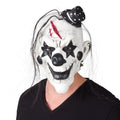 Psycho Clown Latexmaske Mit Haar