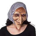 Latexgesichtsmaske Alte Hexe Mit Kapuze