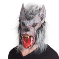 Latex-Werwolf-Maske Mit Haaren