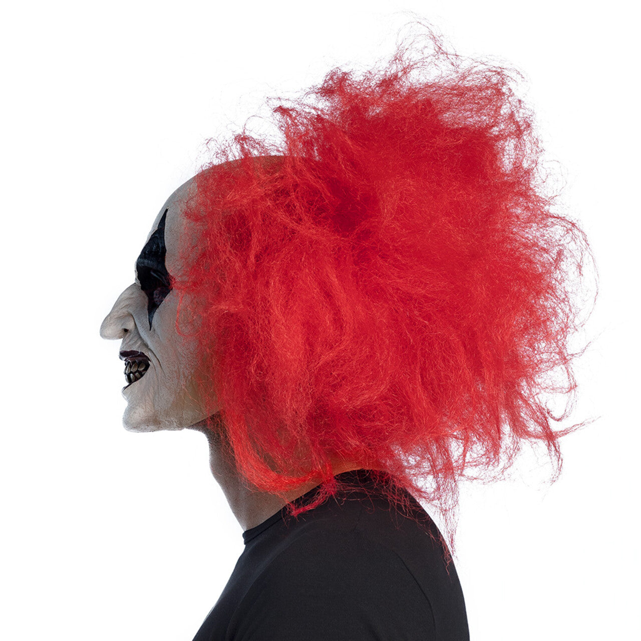 Op deze afbeelding zie je een Accessoires, van het merk Boland. Latex Hoofdmasker Enge Clown Met Haar