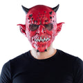 Red Creepy Devil Masker