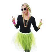 Op deze afbeelding zie je een Accessoires, van het merk Chaks. Neon Jaren 80 Accessoire Set