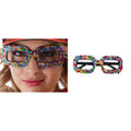 Bunte Strassbrille