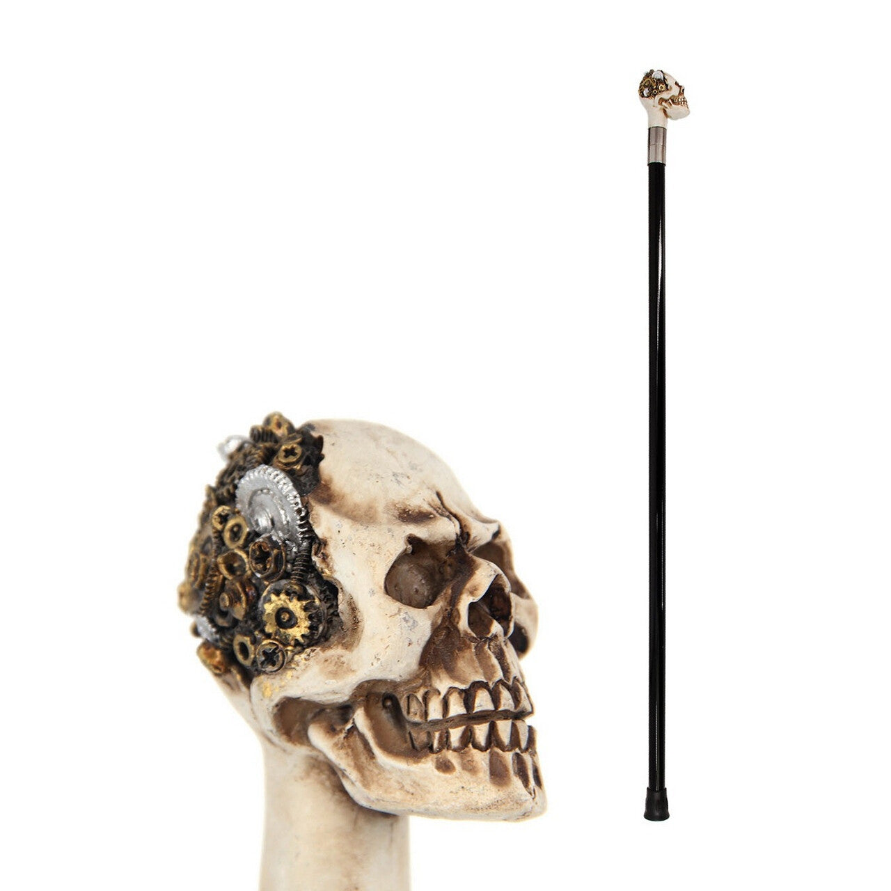 Op deze afbeelding zie je een Accessoires, van het merk Chaks. Wandelstok Steam Uit Punk Skull