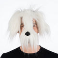 Flauschiger Weißer Hundeschnauze