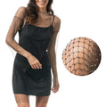 Netzkleid Mit Glitzersteinen Festival Chic Damenkostüm