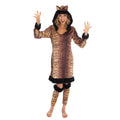 Tigerheißer Look Damenkostüm