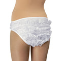Weiße Rüschen Slip