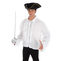Weiße Piratenbluse Mit Rüschen Herren