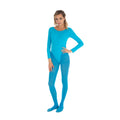 Langarm-Body Türkis Damen