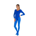 Langarm-Body Blau Damen