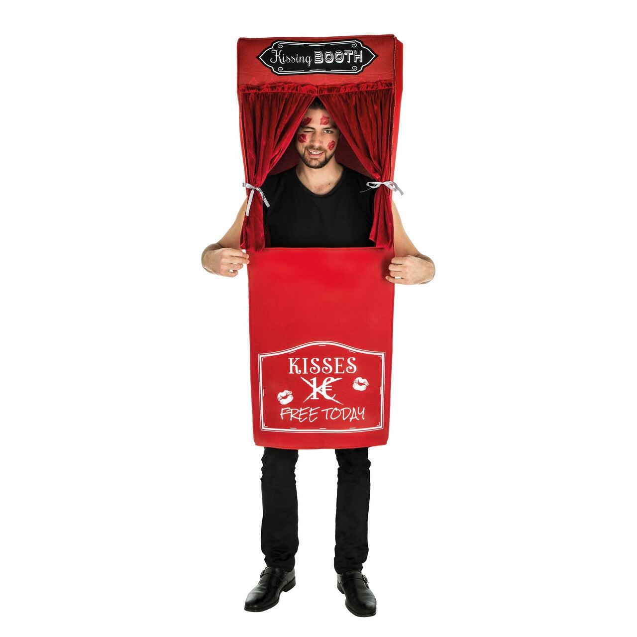 Op deze afbeelding zie je een Kostuums, van het merk Chaks. Free Kisses Photobooth Kostuum