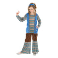 Geboren In Den 60ern Hippie Blau Kostüm für Kinder