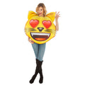 Verliebte-Katzen-Emoji Unisex Kostüm