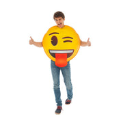 Op deze afbeelding zie je een Kostuums, van het merk Chaks. Wink Wink Emoji Kostuum