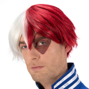 Op deze afbeelding zie je een Accessoires, van het merk Chaks. Shoto Todoroki Pruik My Hero Academia