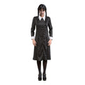 Wednesday™ Addams Gruselige Punkte Damenkostüm