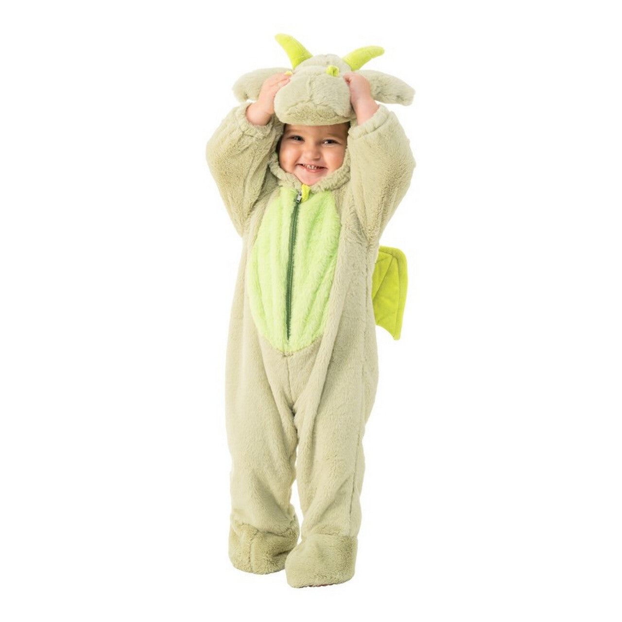 Op deze afbeelding zie je een Kostuums, van het merk Chaks. Baby Dragon Dragonitas Kind Kostuum