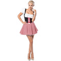 Steffi Stiefel Dirndl Rot-Schwarz Damenkostüm