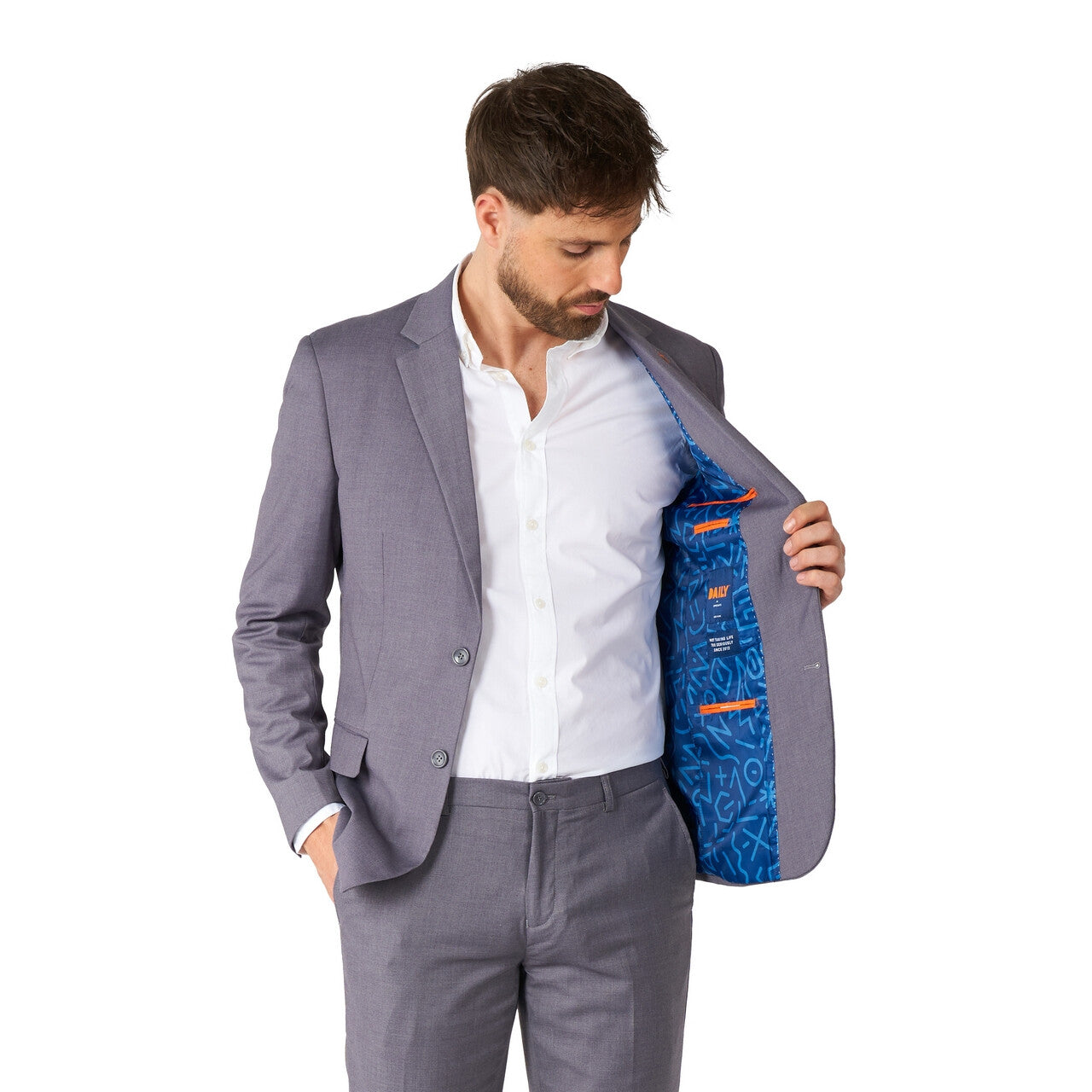 Op deze afbeelding zie je een Kostuums, van het merk Opposuits. Best Man Bruiloft Ready Kostuum
