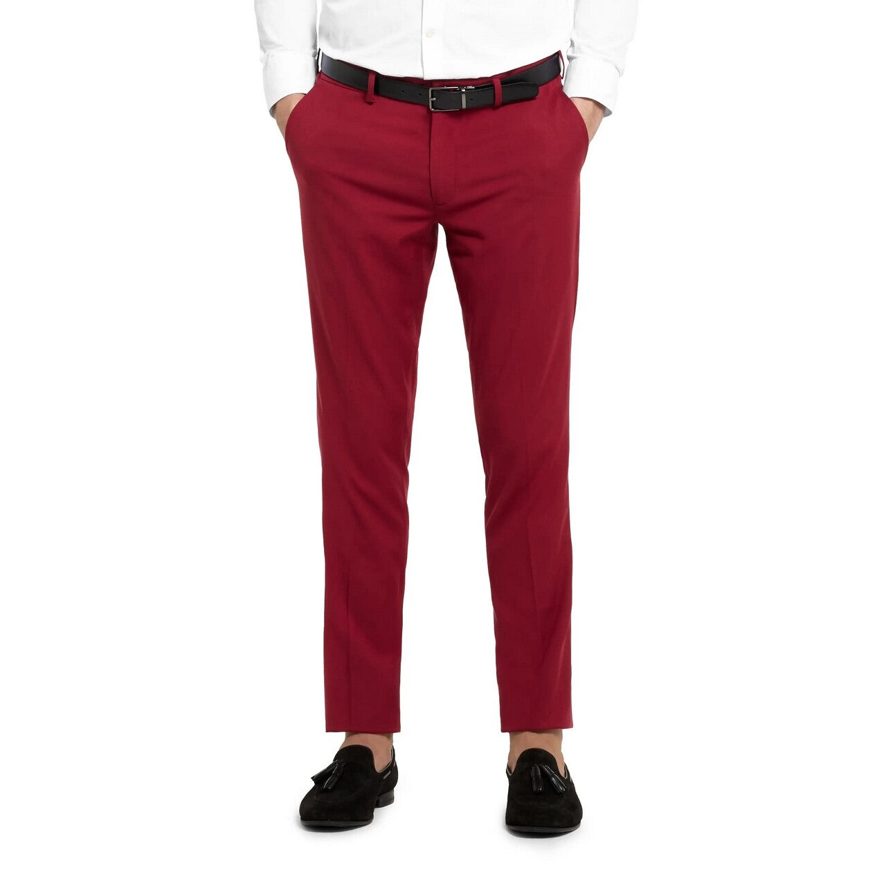 Op deze afbeelding zie je een Kostuums, van het merk Opposuits. Daily Bright Burgundy Casual Chique Man Kostuum