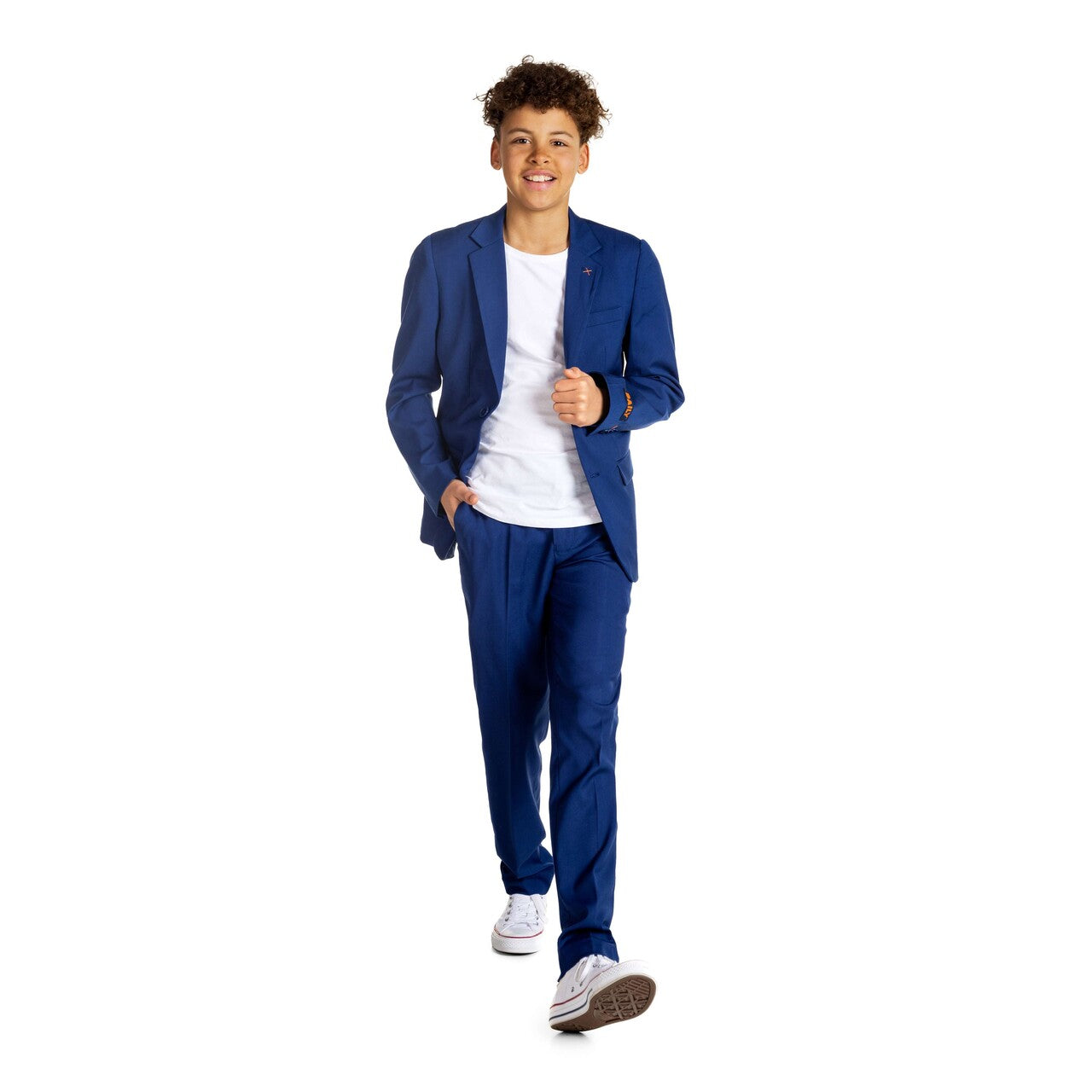 Op deze afbeelding zie je een Kostuums, van het merk Opposuits. Teen Boys Daily Dark Blue Jongen Kostuum