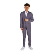 Op deze afbeelding zie je een Kostuums, van het merk Opposuits. Teen Boys Daily Dark Grey Jongen Kostuum