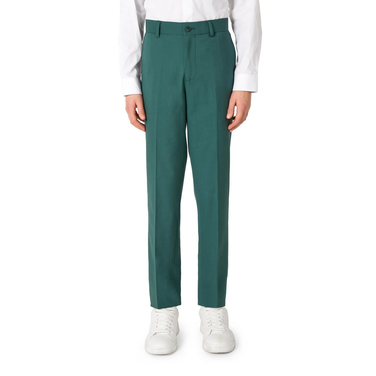 Op deze afbeelding zie je een Kostuums, van het merk Opposuits. Daily Posy Green Tiener Jongen Kostuum
