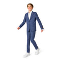 Daily Checked Navy Kostüm für Jungen