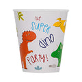 8 Dinosaurier Pappbecher - Dinosaurs Party