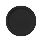 Op deze afbeelding zie je een Decoratie, van het merk Funidelia. Borden Back To Black 8 Stuks 23 Centimeter
