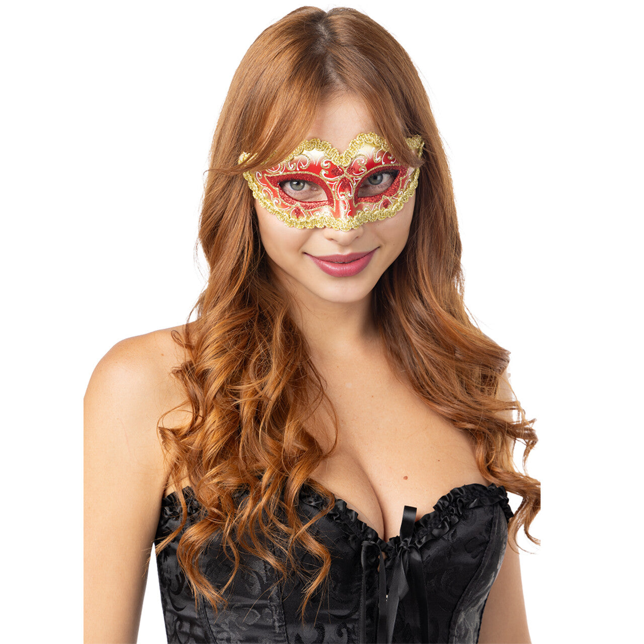 Op deze afbeelding zie je een Kostuums, van het merk Funidelia. Mystique Venetiaanse Oogmaskers 4 Stuks Vrouw Kostuum