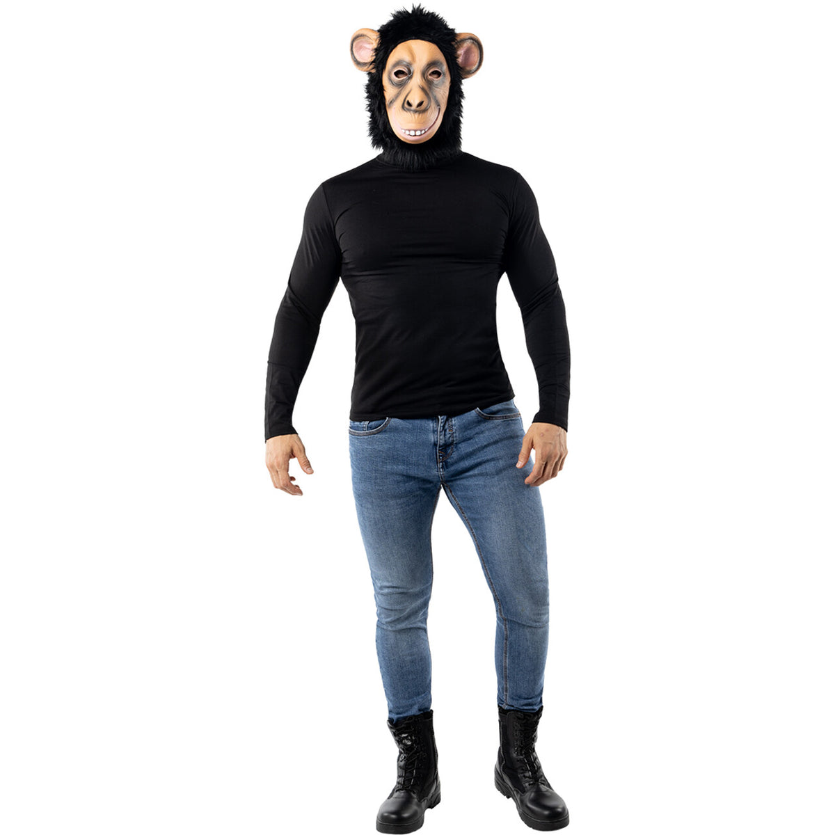 Op deze afbeelding zie je een Accessoires, van het merk Funidelia. Chimpansee Masker
