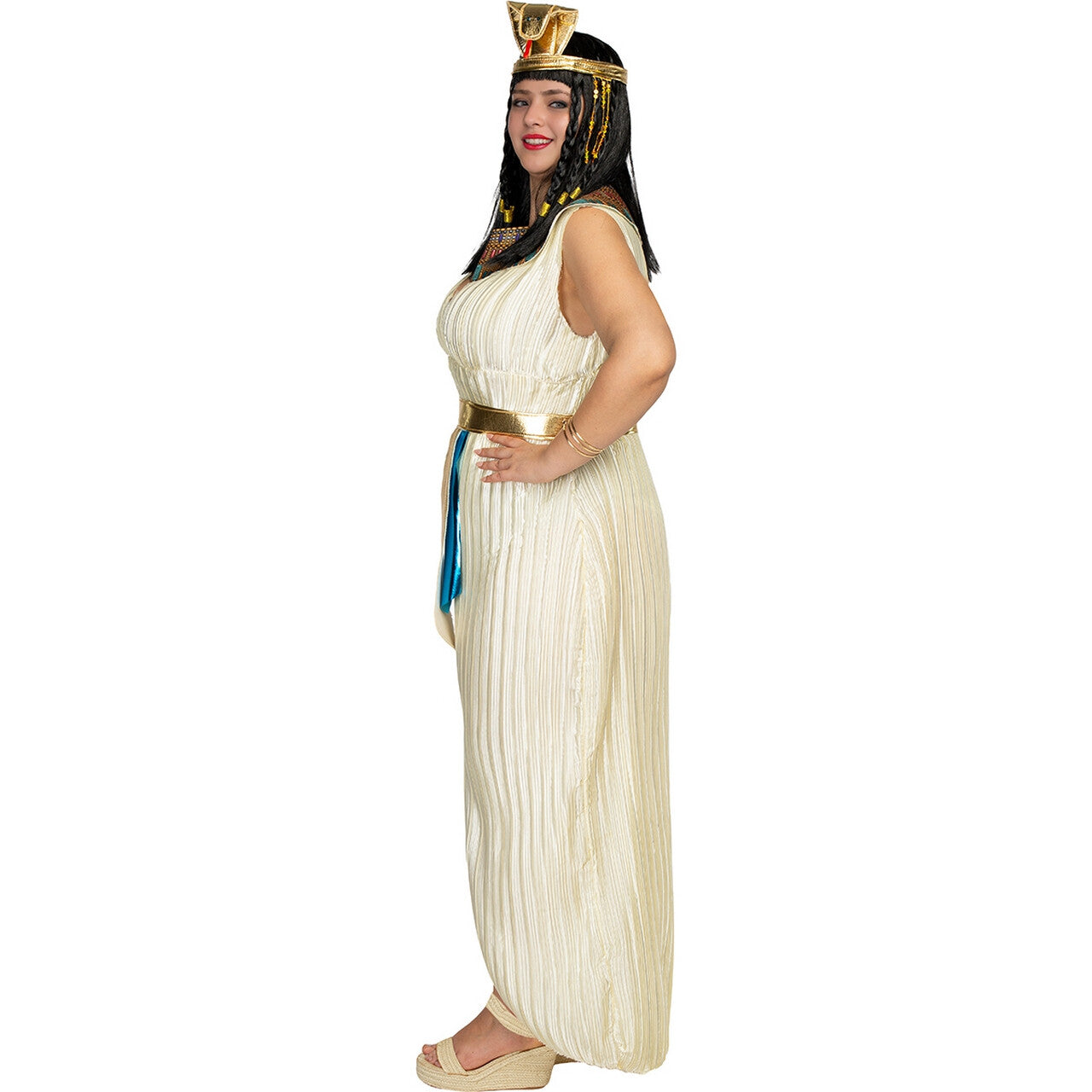 Op deze afbeelding zie je een Kostuums, van het merk Funidelia. Clevere Cleo Konigin Van Egypte Vrouw Kostuum