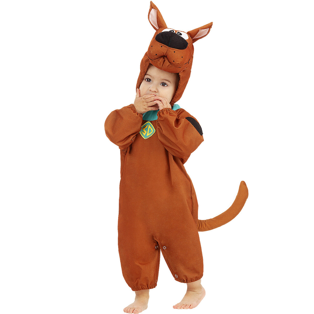 Op deze afbeelding zie je een Kostuums, van het merk Funidelia. Scooby Doo De Slimme Hond Kind Kostuum